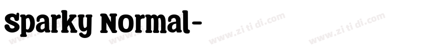 Sparky Normal字体转换
